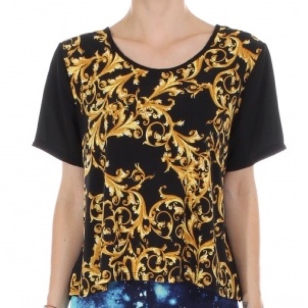 God Save LA Baroque Top